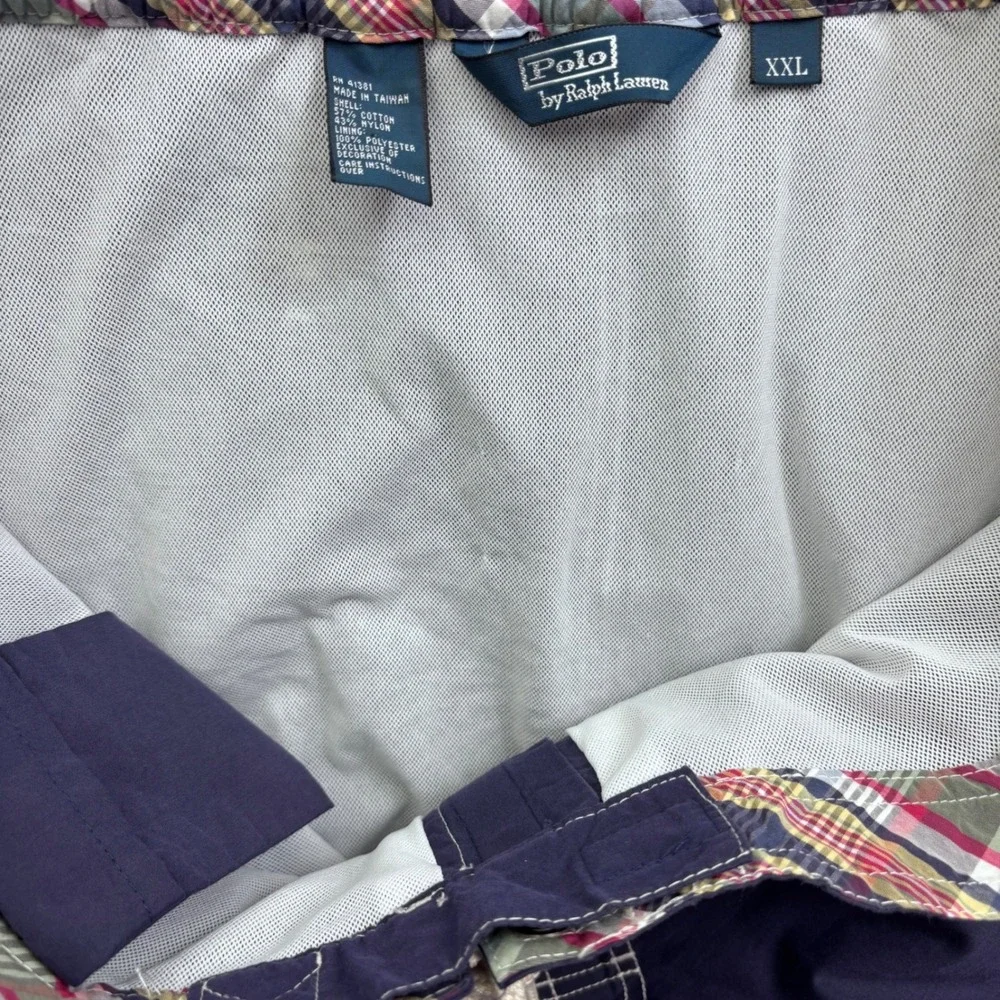 Polo‎ Ralph Lauren Mens Navy Blue Swim Trunks XXL NWT Contrast Stitch Summer